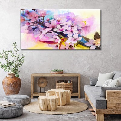 Obraz canvas Kvetinová explózia farieb