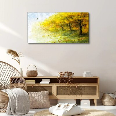 Obraz canvas Zlatá jeseň v parku