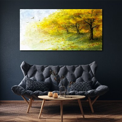 Obraz canvas Zlatá jeseň v parku