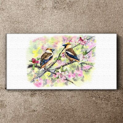 Obraz canvas Abstrakcie zvierat vtákov