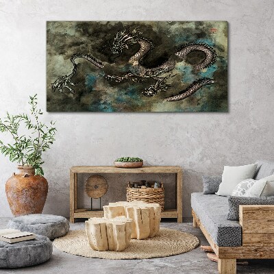 Obraz canvas Ázijské fantázie draka