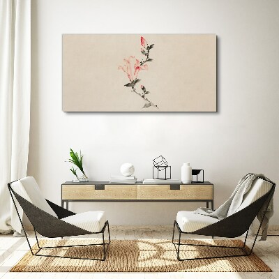 Obraz Canvas Kvetinový minimalizmus v jemných odtieňoch