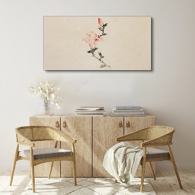Obraz Canvas Kvetinový minimalizmus v jemných odtieňoch