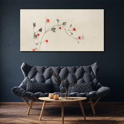 Obraz Canvas Moderné vetvy kvetov