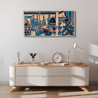 Obraz Canvas Scéna z japonského života