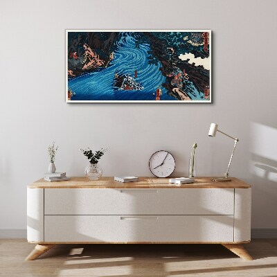 Obraz Canvas Vlna na rieke