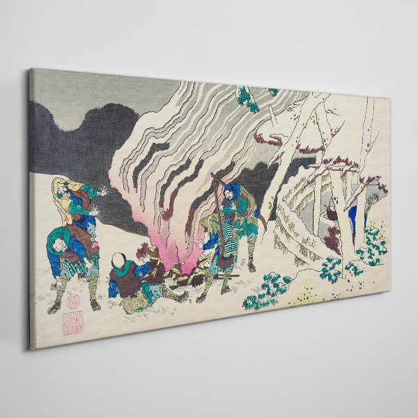 Obraz Canvas Abstrakcie Ázie Samurai
