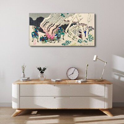 Obraz Canvas Abstrakcie Ázie Samurai