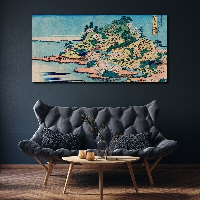 Obraz Canvas Ázie Island morská horská rieka