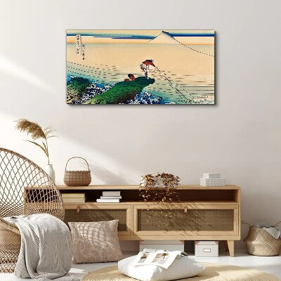 Obraz Canvas Ázie Ocean Mountain Rybár