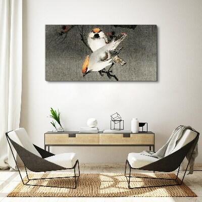 Obraz Canvas Vtáky na konári