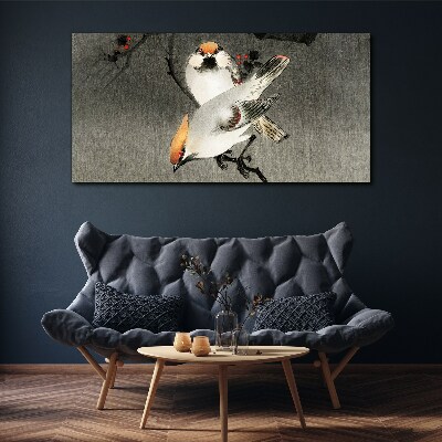 Obraz Canvas Vtáky na konári