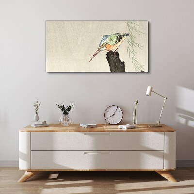 Obraz Canvas Zvieratá vtáky rybárik