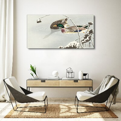 Obraz Canvas Pokojná scéna s kačicami