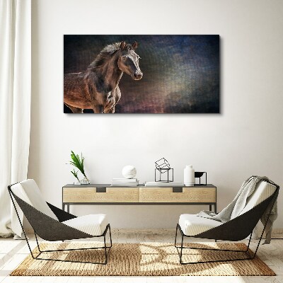 Obraz canvas Abstraktné zvieracie kone