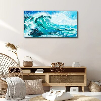 Obraz canvas Morské vlny voľne žijúcich živočíchov