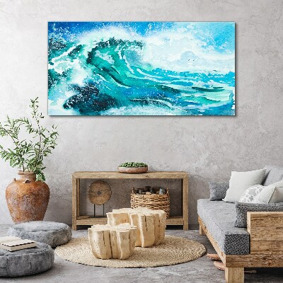 Obraz canvas Morské vlny voľne žijúcich živočíchov