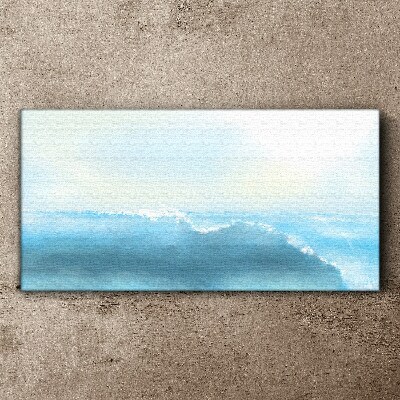 Obraz canvas Abstrakcie morské vlny