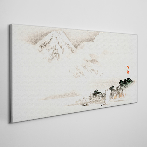 Obraz Canvas Pokoj horskej krajiny