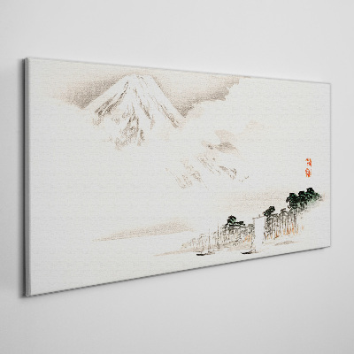 Obraz Canvas Pokoj horskej krajiny