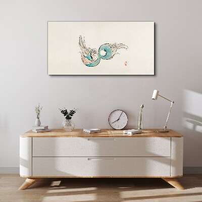 Obraz Canvas Japonská ilustrácia rýb