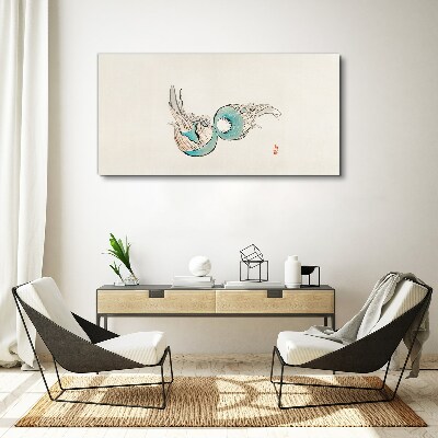 Obraz Canvas Japonská ilustrácia rýb