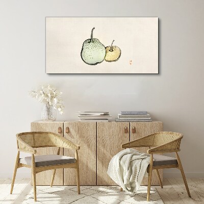 Obraz Canvas Abstrakcie ovocie hruška