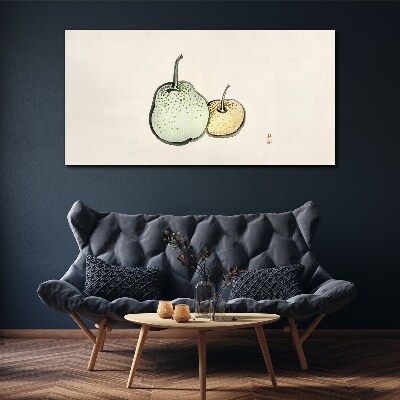 Obraz Canvas Abstrakcie ovocie hruška