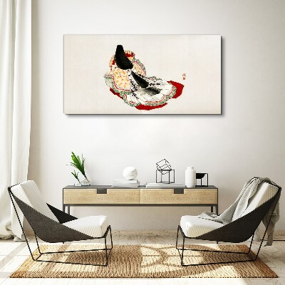 Obraz Canvas Kvetinová krása v tradičnom štýle