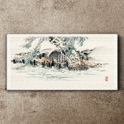 Obraz Canvas Abstrakcie stromu vody