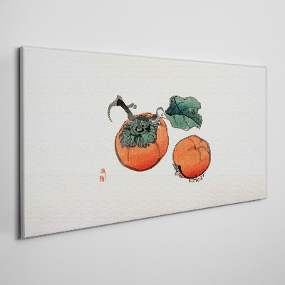 Obraz na plátne Persimmons na svetlom pozadí