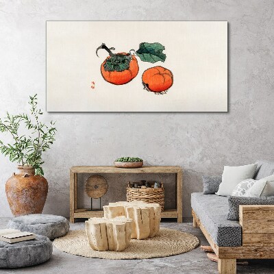 Obraz na plátne Persimmons na svetlom pozadí