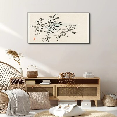 Obraz na plátne Ázijské konáre stromov