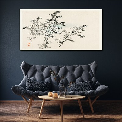 Obraz na plátne Ázijské konáre stromov