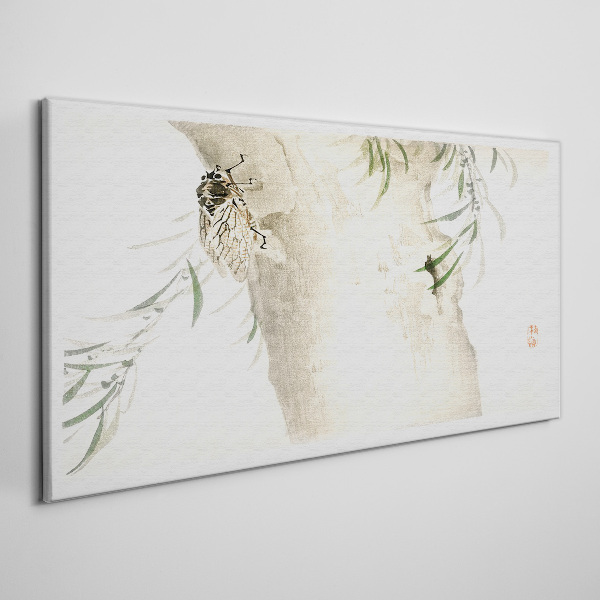 Obraz na plátne Strom vetvy hmyz listy