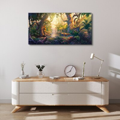 Obraz canvas Tajomný les ráno