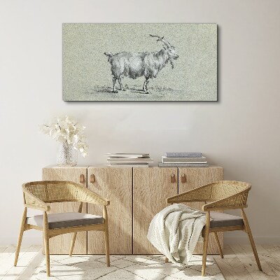 Obraz na plátne Moderné zvieracie koza
