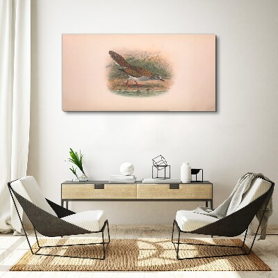 Obraz Canvas Vták nad vodou
