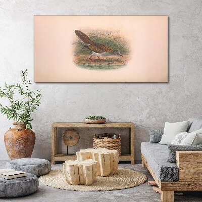 Obraz Canvas Vták nad vodou