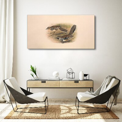 Obraz Canvas Vtáky v jemnom prostredí