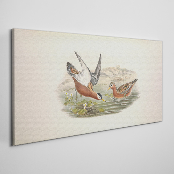 Obraz Canvas Vtáky nad vodou