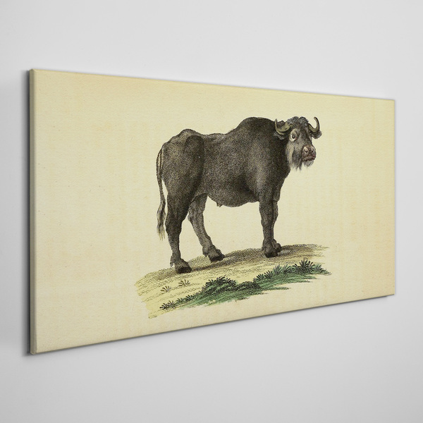 Obraz Canvas Byvol na prírodnom pozadí