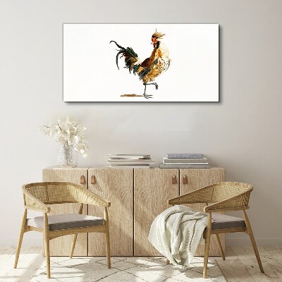 Obraz na plátne Kreslenie zvierat vták kurča