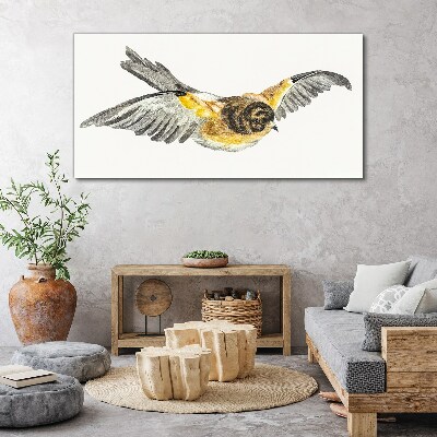 Obraz na plátne Kreslenie zvierat vták