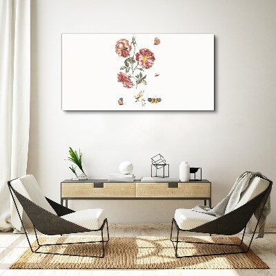 Obraz na plátne Kvety motýlské rastliny
