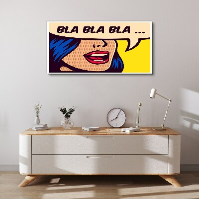 Obraz canvas Nekonečný rozhovor