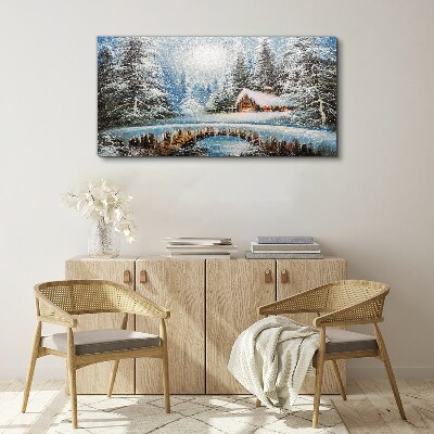 Obraz canvas Zimné sneh lesné príroda