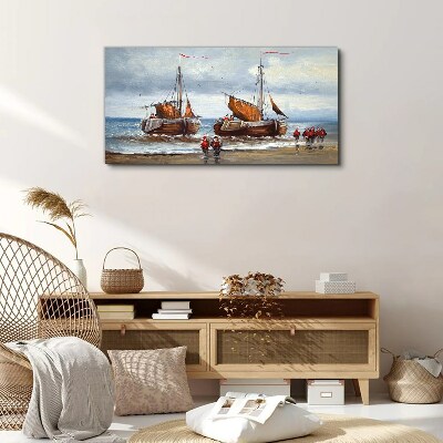 Obraz canvas Plachty na obzore