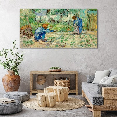 Obraz na plátne Prvé kroky van Gogh