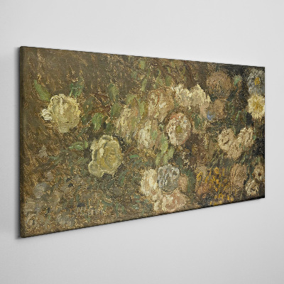 Obraz na plátne Abstrakcie mincí kvetín